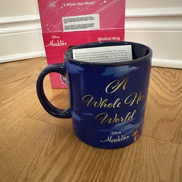 Nwt Disney Alladin Musical Mug ''Play A Whole New World'' - Picture 8 of 9